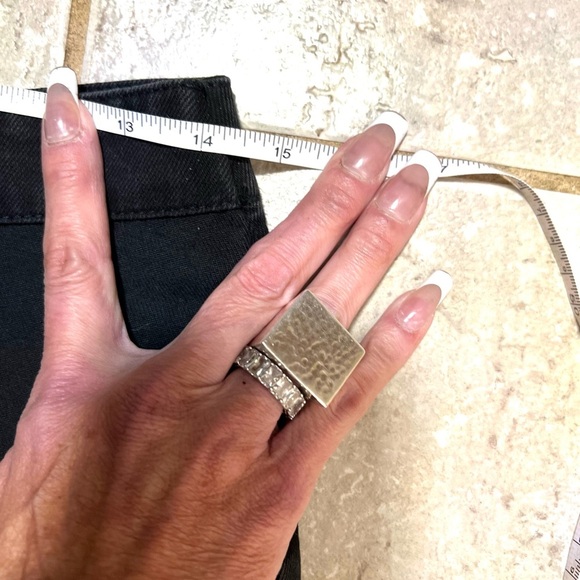 đź–¤Rewash Black Denim Raw-Edge Hemline Classic Wrap Tie Skirt Skortđź–¤SZ 3 - Picture 7 of 11